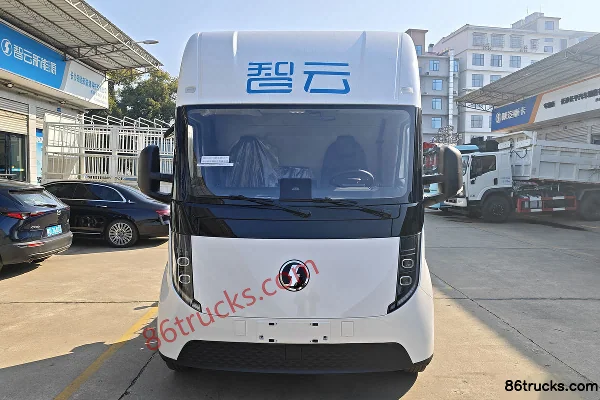 SHACMAN Zhiyun Kunshi Air Brake High Roof 4.15m Single Row Electric Cargo Cage Light Truck CATL 140.41kWh 4X2(6 wheels) Exterior (2) | 86Tru