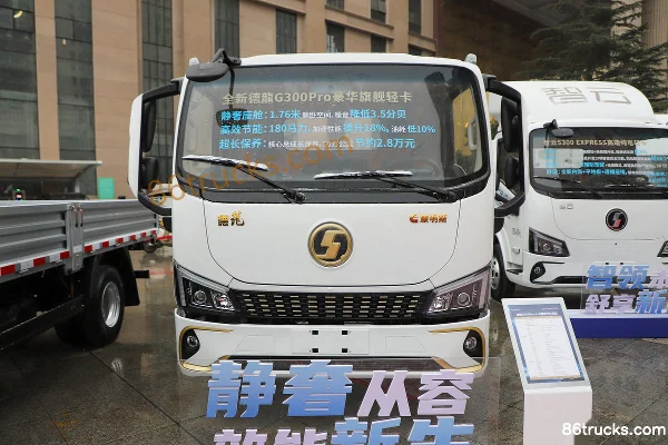 SHACMAN Commercial Vehicle Delong G300 Pro 2.5L Diesel 180hp 4X2(6 wheels) Fast Gear 8-speed 4.2m single-row van light truck Exterior (2)