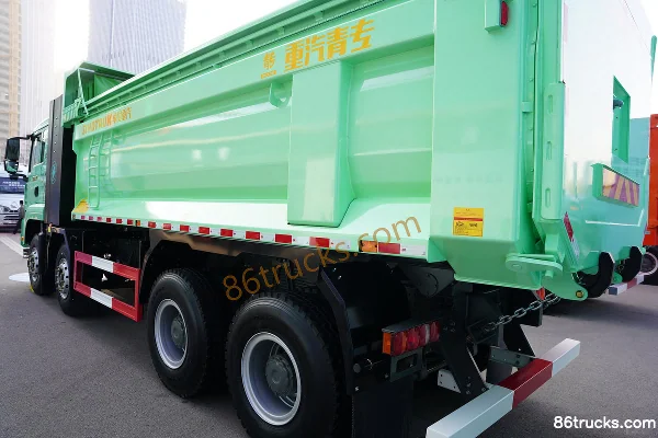 Sitrak SITRAK G7M 8X4(12 wheels) 6.2m electric cab-over dump truck Sinotruk 600kWh Body (3) | 86Trucks