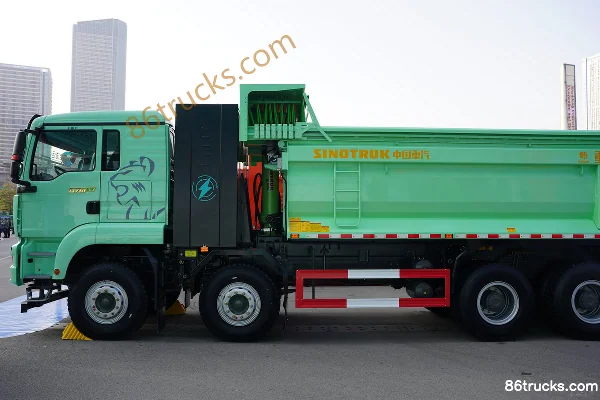 Sitrak SITRAK G7M 8X4(12 wheels) 6.2m electric cab-over dump truck Sinotruk 600kWh Body (1) | 86Trucks