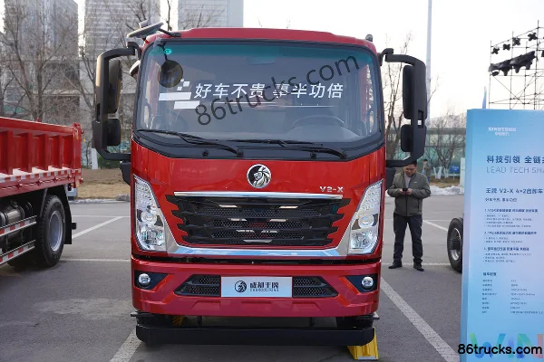 Sinotruk V2-X 4.3L Diesel 200hp 4X2(6 wheels) Fast Gear 8-Speed 3.94m Short Cab Dump Truck Exterior (2) | 86Trucks
