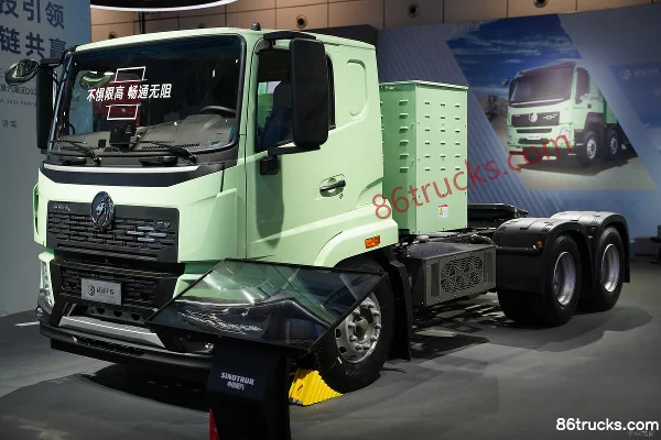 Sinotruk V5-X 6X4(10 wheels) Electric Tractor Truck CATL 400kWh Exterior (3) | 86Trucks