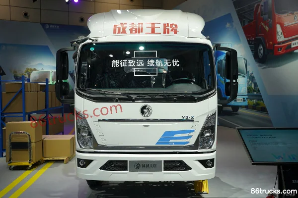 Sinotruk V3-X 4X2(6 wheels) Single-Row Electric Van Light Truck 140kWh Exterior (2) | 86Trucks