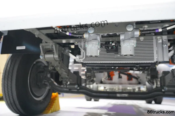 Sinotruk V3-X 4X2(6 wheels) Single-Row Electric Van Light Truck 140kWh Chassis (2) | 86Trucks