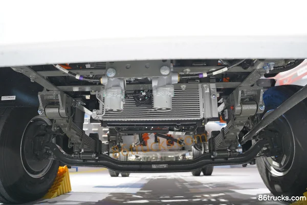 Sinotruk V3-X 4X2(6 wheels) Single-Row Electric Van Light Truck 140kWh Chassis (1) | 86Trucks