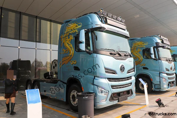 SHACMAN Delong X6000 Premium Edition 14.6L LNG 630hp 6X4(10 wheels) Fast Gear 16-Speed AMT Automatic Tractor Truck Exter