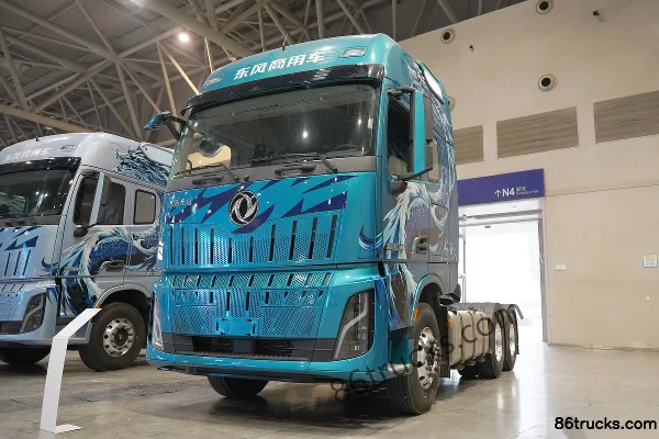 Dongfeng Commercial Vehicle Tianlong KL heavy truck 460 hp 6X4(10 wheels) AMT automatic hazardous material tractor truck Exterior (3) | 86Tr
