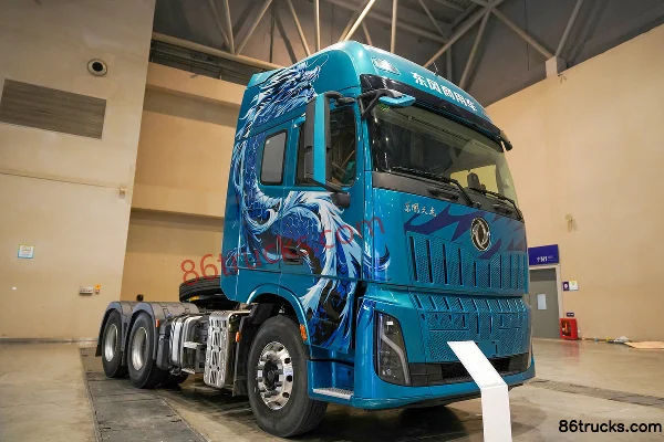 Dongfeng Tianlong KH 640 hp 6X4(10 wheels) AMT Automatic Tractor Truck Exterior