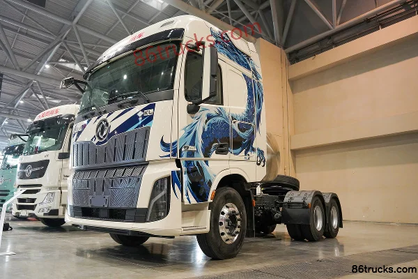 Dongfeng Commercial Vehicle Tianlong KL Heavy Truck 530 hp 6X4(10 wheels) LNG Automatic Tractor Truck Exterior (3) | 86Trucks