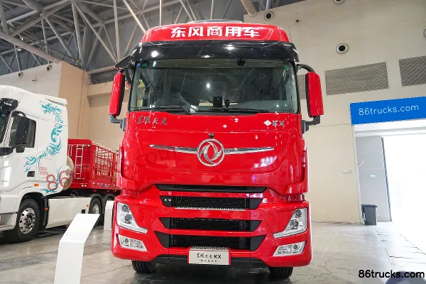 Dongfeng Tianlong Flagship KX King Edition 14.5L LNG 630hp 6X4(10 wheels) Eaton 12-speed AMT Automatic Tractor Truck Exterior (2) | 86Trucks