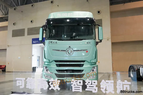 Dongfeng Commercial Vehicle Tianlong Flagship KX King Edition 580hp 6X4(10 wheels) LNG Tractor Truck (Hydraulic Retarder) Exterior (2) | 86T