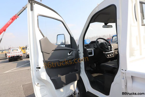 Feidi U9 Hydraulic Brake 3.705m Single Row Pure Electric Flatbed Mini Truck CALB 56.67kWh 4X2(6 wheels) Cab (1) | 86Trucks