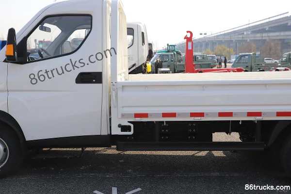 Feidi U9 Hydraulic Brake 3.705m Single Row Pure Electric Flatbed Mini Truck CALB 56.67kWh 4X2(6 wheels) Body (1) | 86Trucks