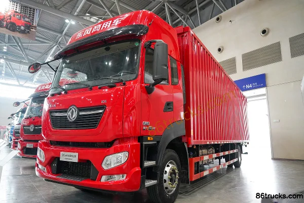 Dongfeng Tianjin KR PLUS Comfort Edition 2024 Model 6.7L Diesel 290hp 4X2(6 wheels) Fast Gear 8-speed AMT Automatic High Roof 6.2m Van Truck