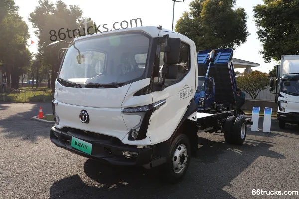 Feidi EW7 Air Brake 4.18m Single Row Electric Flatbed Light Truck CATL 120.27kWh 4X2(6 wheels) Exterior (2) | 86Trucks