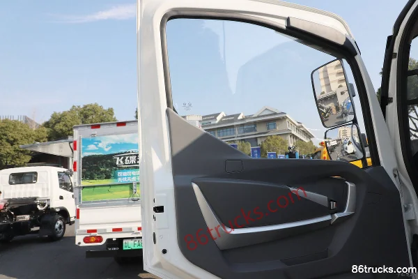 Feidi EW7 Air Brake 4.18m Single Row Electric Flatbed Light Truck CATL 120.27kWh 4X2(6 wheels) Cab (3) | 86Trucks