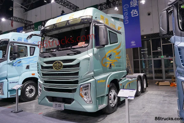 FAW Jiefang Qingdao Yingtu First Class 13.2L Diesel 640hp 6X4(10 wheels) FAW Jiefang 12-speed AMT Automatic Tractor Truck Exterior (3) | 86T