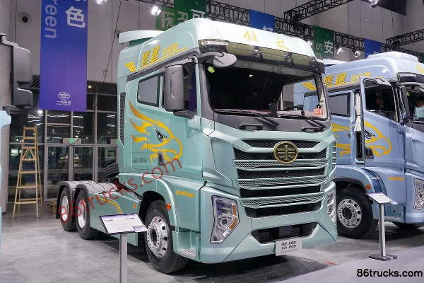 FAW Jiefang Qingdao Yingtu First Class 13.2L Diesel 640hp 6X4(10 wheels) FAW Jiefang 12-speed AMT Automatic Tractor Truc
