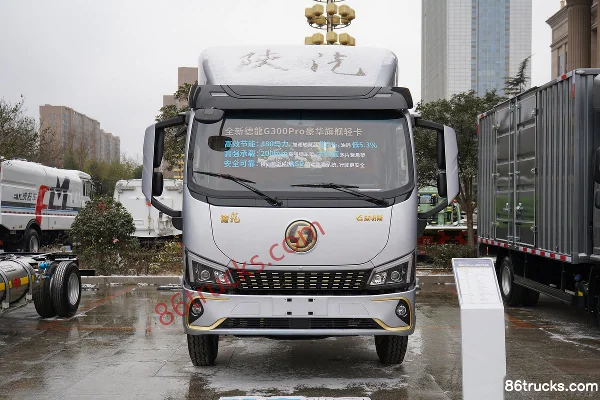 SHACMAN Commercial Vehicle Delong G300 2.5L Diesel 185 hp 4X2(6 wheels) Fast Gear 10-speed Air Brake 3.82m Semi-row Flatbed Light Truck Exte