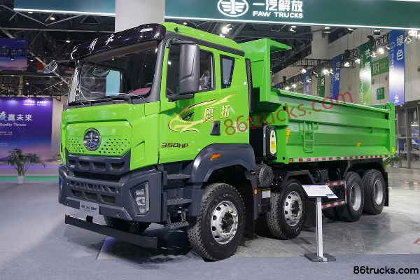 FAW Jiefang Yingtuo 7.8L Diesel 350 hp 8X4(12 wheels) FAW Jiefang 10-speed 5.6m dump truck Exterior (3) | 86Trucks