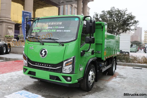 SHACMAN Commercial Vehicle Delong G100 2.5L Diesel 155hp 4X2(6 wheels) Fast Gear 8-speed 3.3m single-row dump truck Exterior (3) | 86Trucks