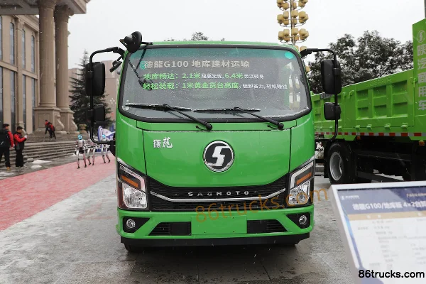 SHACMAN Commercial Vehicle Delong G100 2.5L Diesel 155hp 4X2(6 wheels) Fast Gear 8-speed 3.3m single-row dump truck Exterior (2) | 86Trucks