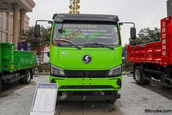 SHACMAN Commercial Vehicle Delong G200 Standard Load Edition 3L Diesel 195 hp 4X2(6 wheels) Fast Gear 10-Speed 4.2m Crew Cab Dump Truck Exte