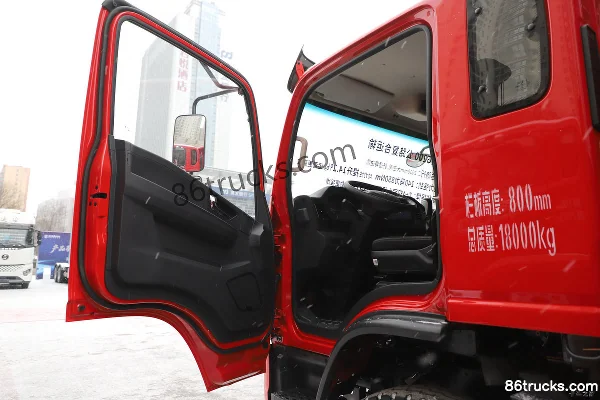 SHACMAN Commercial Vehicle Delong G200 Standard Load Version 4.3L Diesel 200 hp 4X2(6 wheels) Fast Gear 8-speed 4.2m Cab-over Dump Truck (1)