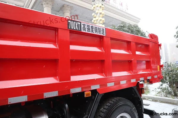 SHACMAN Commercial Vehicle Delong G200 Standard Load Version 4.3L Diesel 200 hp 4X2(6 wheels) Fast Gear 8-speed 4.2m Cab-over Dump Truck Bod