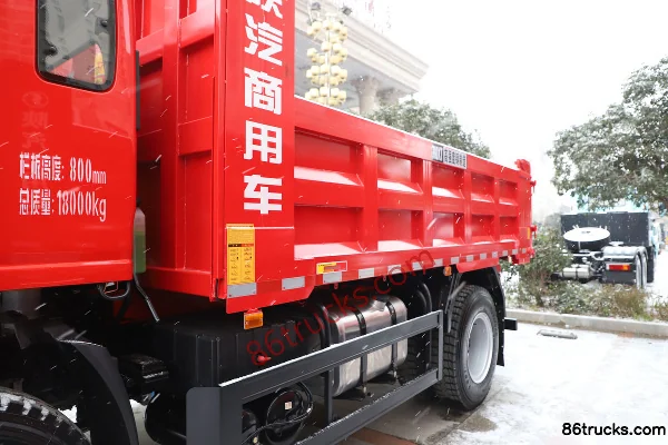 SHACMAN Commercial Vehicle Delong G200 Standard Load Version 4.3L Diesel 200 hp 4X2(6 wheels) Fast Gear 8-speed 4.2m Cab-over Dump Truck Bod