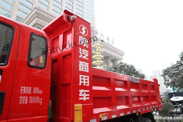 SHACMAN Commercial Vehicle Delong G200 Standard Load Version 4.3L Diesel 200 hp 4X2(6 wheels) Fast Gear 8-speed 4.2m Cab-over Dump Truck Bod