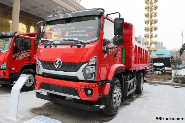 SHACMAN Commercial Vehicle Delong G500 version standard 4.3L diesel 240 ch 6X2R Fast Gear 10 vitesses 5.2 m camion benne Extérieur (3) | 86T