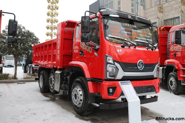 SHACMAN Commercial Vehicle Delong G500 Standard Load Edition 4.3L Diesel 240hp 6X2R Fast Gear 10-speed 5.2m Dump Truck E