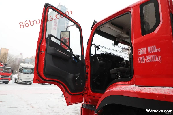 SHACMAN Commercial Vehicle Delong G500 version standard 4.3L diesel 240 ch 6X2R Fast Gear 10 vitesses 5.2 m camion benne Cabine (1) | 86Truc
