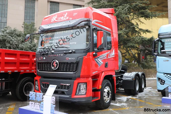 SHACMAN Commercial Vehicle Deyu Q500 14.8L LNG 560 hp 6X4(10 wheels) Fast Gear 12-Speed Tractor Truck Exterior (3) | 86Trucks