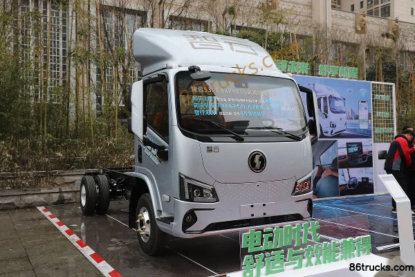 SHACMAN Commercial Vehicle Zhiyun S300 Tianxing Edition Air Brake 4.2m Single Row Pure Electric Box Light Truck CATL 165