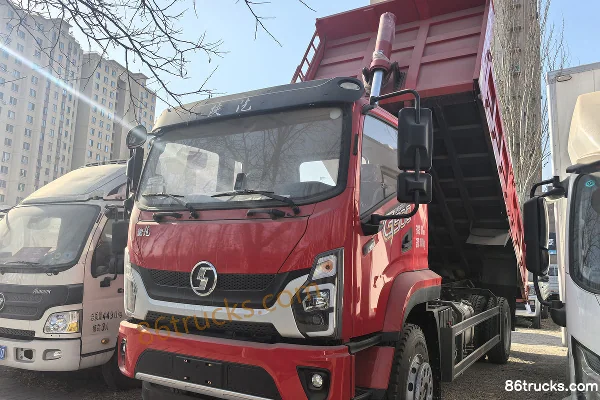 SHACMAN Commercial Vehicle Composite Edition Delong G500 4.3L Diesel 220hp 4X2(6 wheels) Fast Gear 10-Speed 4.2m Crew Cab Dump Truck Exterio