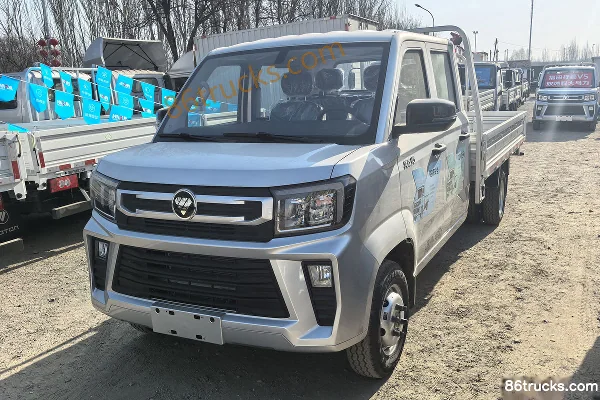 Foton V5 Plateau Edition 2L Gasoline 139hp 4X2(6 wheels) Dongan 5-Speed 2.7m Double Row Flatbed Mini Truck (Single Rear Tire) Exterior (3)