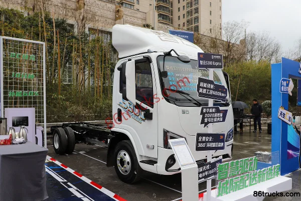 SHACMAN Commercial Vehicle Zhiyun S300 Express 4.2m Single Row Pure Electric Van Light Truck CATL 140.41kWh 4X2(6 wheels