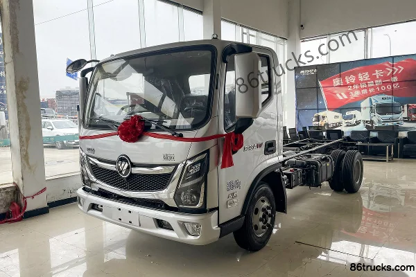 Foton ATV Wide Body 2.5L Diesel 180 hp 4X2(6 wheels) Fast Gear 8-Speed 4.17m Single Row Flatbed Light Truck Exterior (3) | 86Trucks