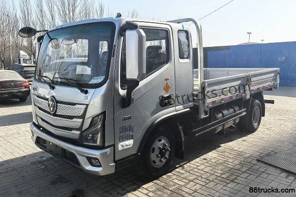 Foton Aumark S1 Southwest Edition 156hp 4X2(6 wheels) 3.83m semi-row flatbed light truck Exterior (3) | 86Trucks