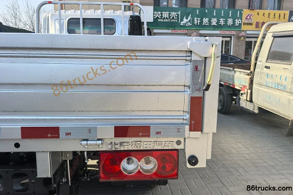 Foton Aumark S1 Southwest Edition 156hp 4X2(6 wheels) 3.83m semi-row flatbed light truck Body (2) | 86Trucks