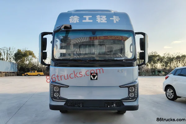 XCMG Hanjie frein pneumatique toit surélevé 4,4 m cabine simple, camion léger à grille électrique pur, CATL 140,41 kWh 4X2(6 roues) Extérieu