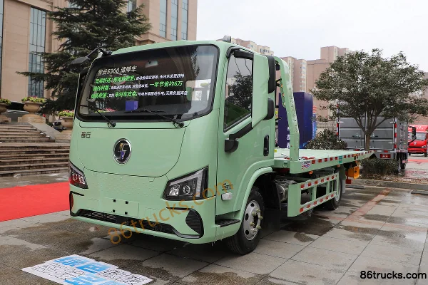 SHACMAN Commercial Vehicle Zhiyun S300 4X2(6 wheels) Electric Tow Truck, CATL 100.07kWh Exterior (3) | 86Trucks