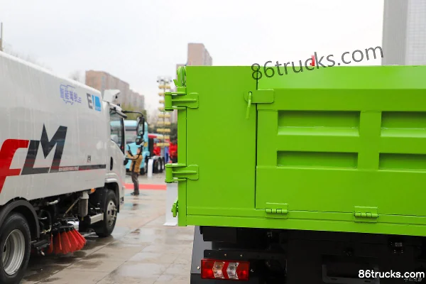 SHACMAN Commercial Vehicle Zhiyun S100 4X2(6 roues) camion benne à crochet 100% électrique CATL 140.95kWh Carrosserie (2) | 86Trucks