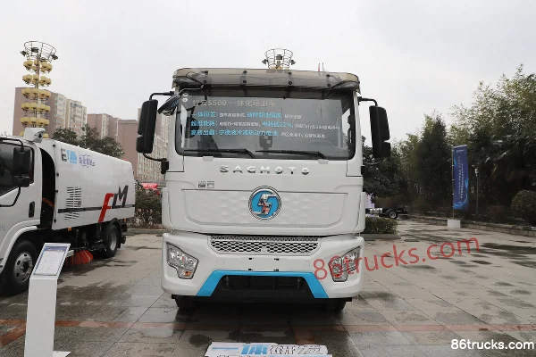 SHACMAN Commercial Vehicle Zhiyun S500 4X2(6 roues) balayeuse-laveuse électrique pure 231,84 kWh Extérieur (2) | 86Trucks