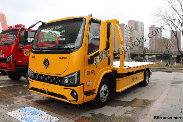 SHACMAN Commercial Vehicle Delong G300 4X2(6 wheels) 180 hp Wrecker Truck Exterior (3) | 86Trucks