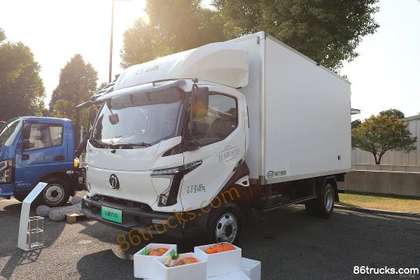 Feidi EW7 4X2(6 wheels) 4.16m Single Row Pure Electric Refrigerated Truck CATL 140kWh Exterior (3) | 86Trucks