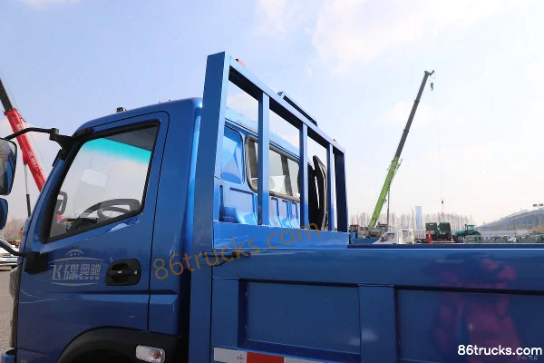 Feidi V6 2.5L Diesel 176 hp 4X2(6 wheels) 10-speed Air Brake 4.15m Single Row Flatbed Light Truck Body (1) | 86Trucks