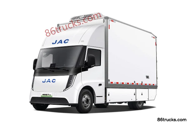 JAC Kunpeng ET9 Flagship Edition 4X2(6 wheels) 4.055m single-row pure electric refrigerated truck CATL 140.41kWh Exterior (2) | 86Trucks